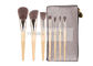 7 pcs Ferrule Kayu Menangani Dan Warna Silver Profesional Makeup Brushes Kit